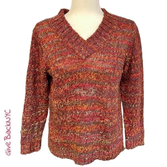 White Stag Sweaters - White Stag V Neck Knit Sweater Size M